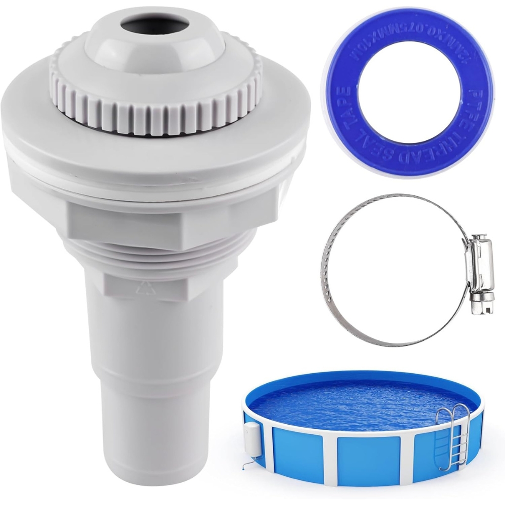 Asfrode Premium dysza wlotowa do basenu 32/38 mm z regulowaną głowicą