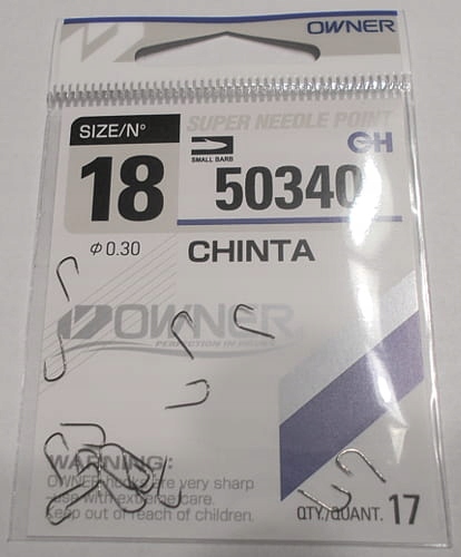 Haczyki Owner 50340 CHINTA/rozm. 18/ 17szt.