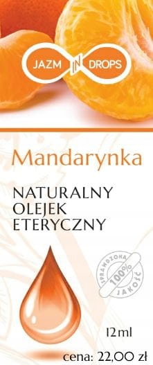 

Mandarynka Naturalny Olejek Eteryczny 12 ML