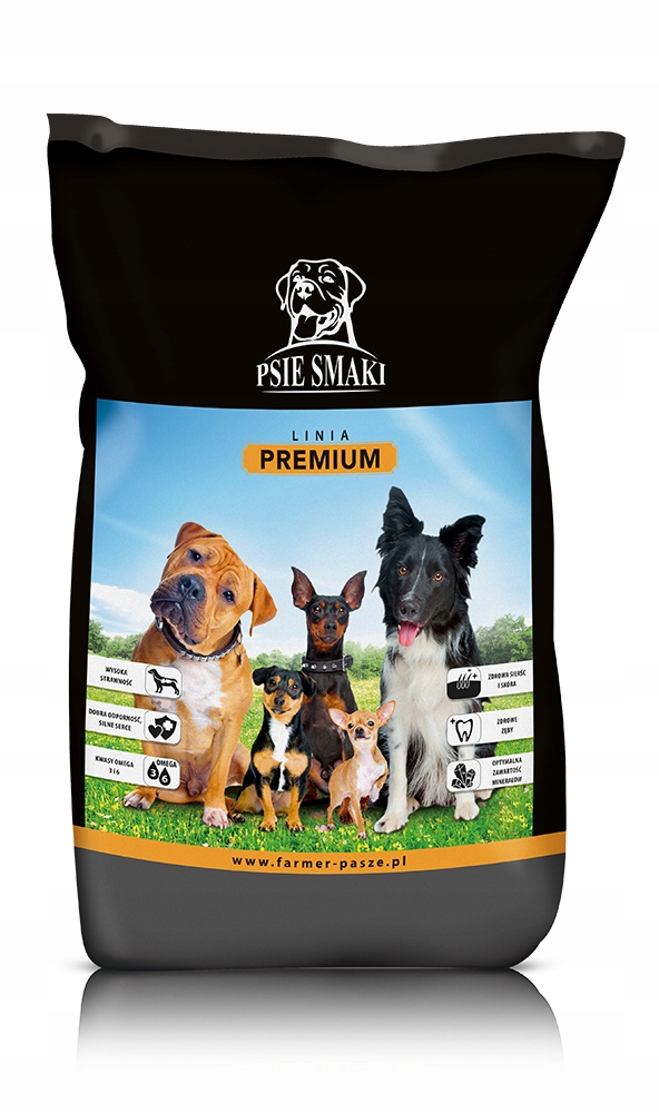 Levně Krmivo suché Premium 40% masa Psí Příchutě malých plemen 15 kg