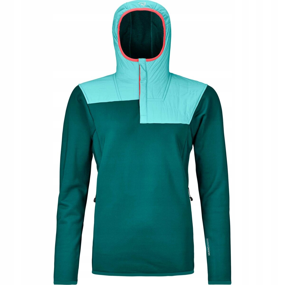 Bluza damska z kapturem Ortovox Fleece Plus Anorak rozm. L wełna Merino