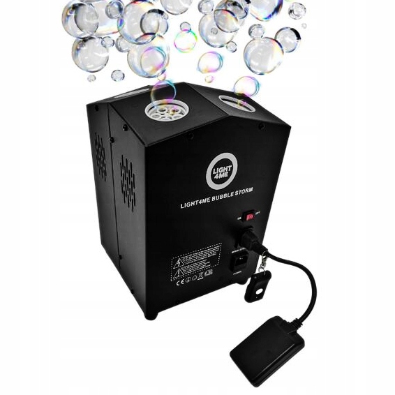 Wytwornica Baniek Mydlanych Pionowa Moc Wydajna Dla Dzieci Na Imprezę Pilot