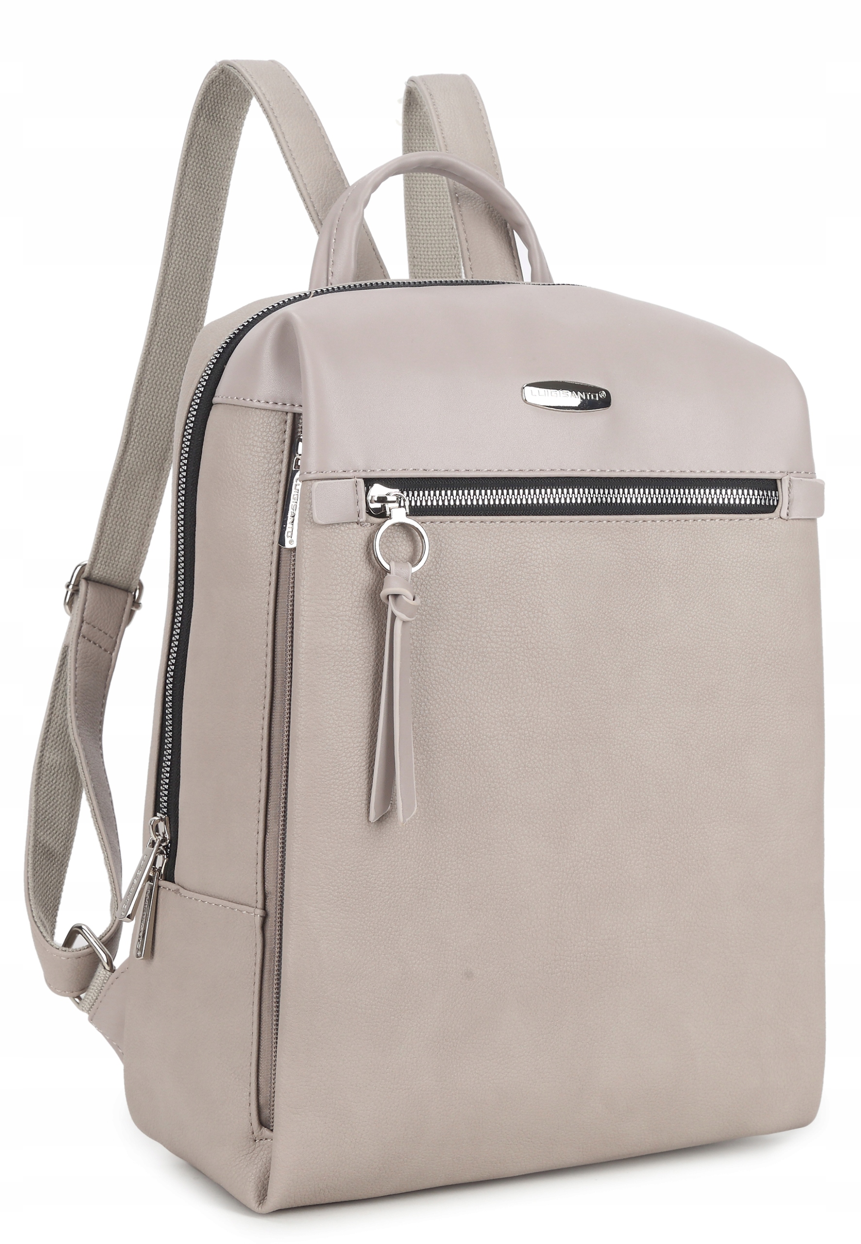 

Miejski Plecak Luigisanto Skóra Ekologiczna Szary