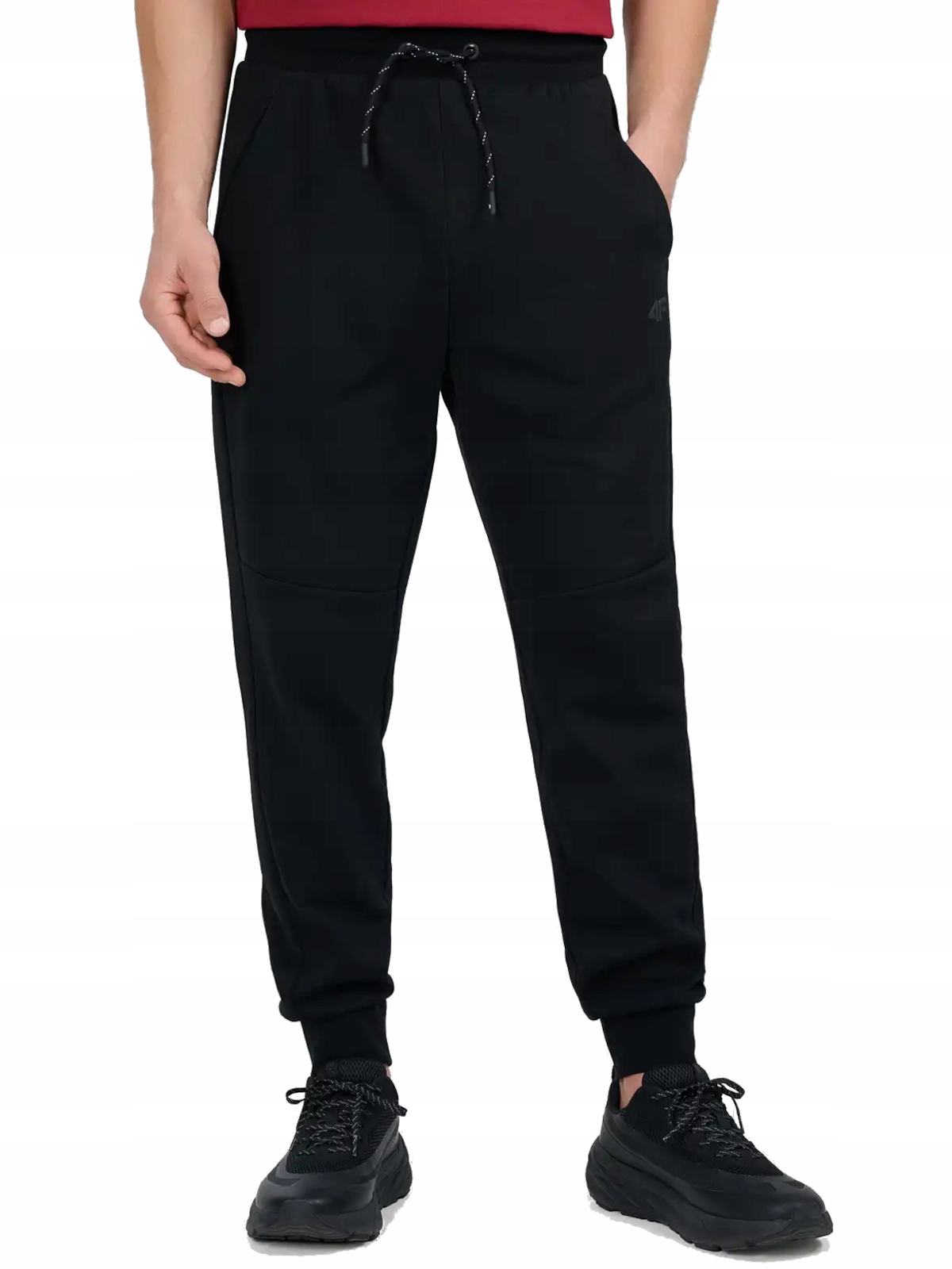 Pánské kalhoty 4F 4FWMM00TTROM1676-20S sportovní tepláky černé bavlněné XXL