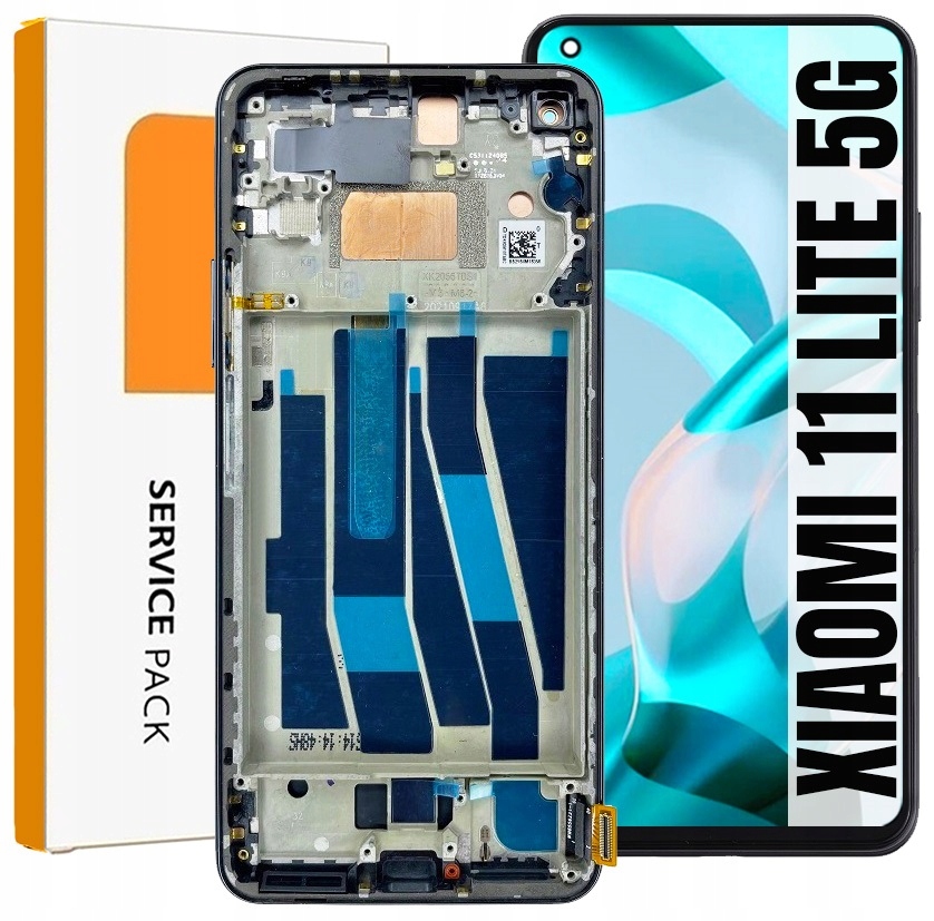 Displej Pro Xiaomi 11 Lite 5G Originál Oem Obrazovka Rámeček