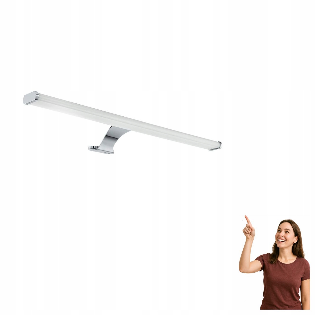 Kúpeľňové nástenné svietidlo nad zrkadlo Led 10W Vinchio 98502 Eglo