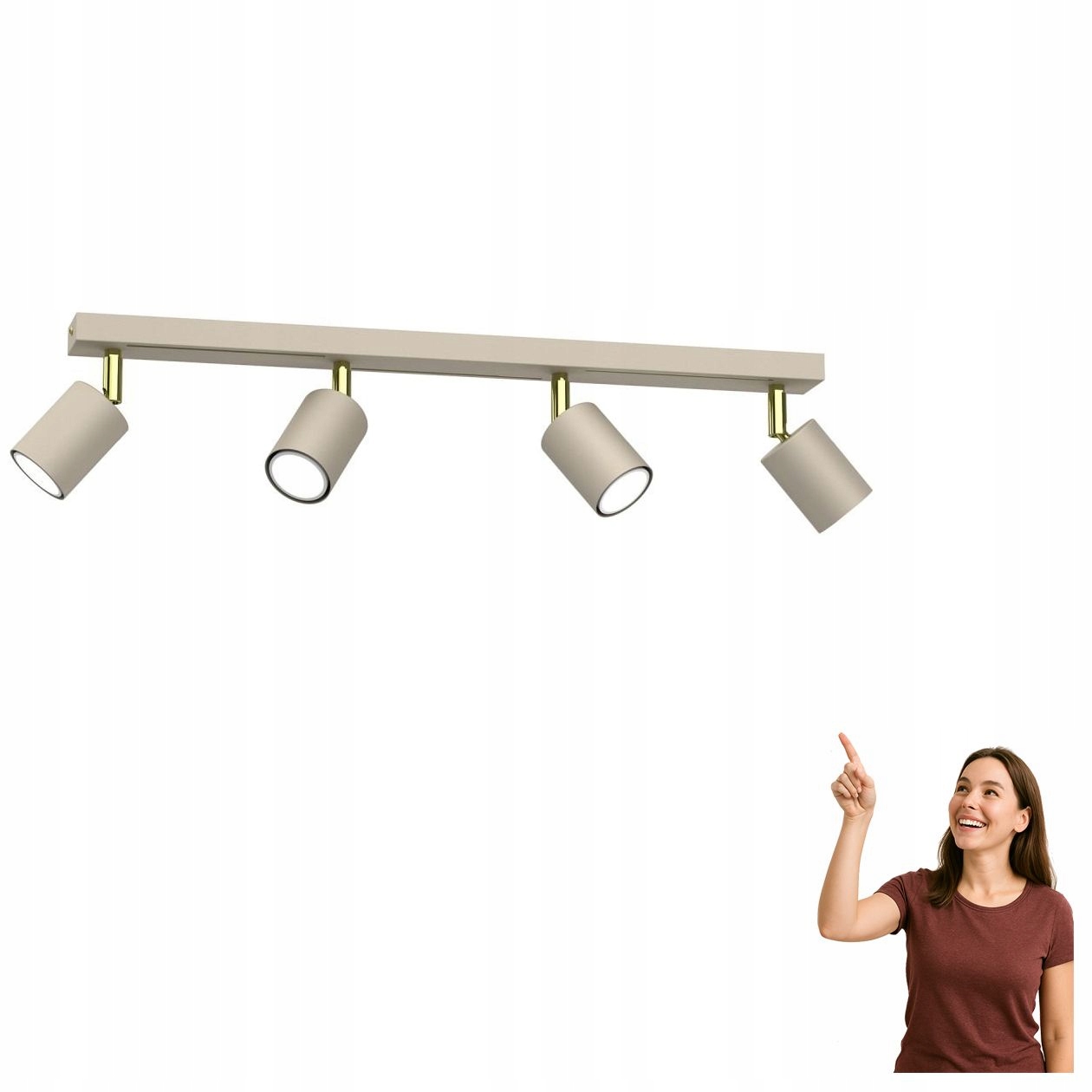 4-bodová spotová lampa Striper 4598 Luminex