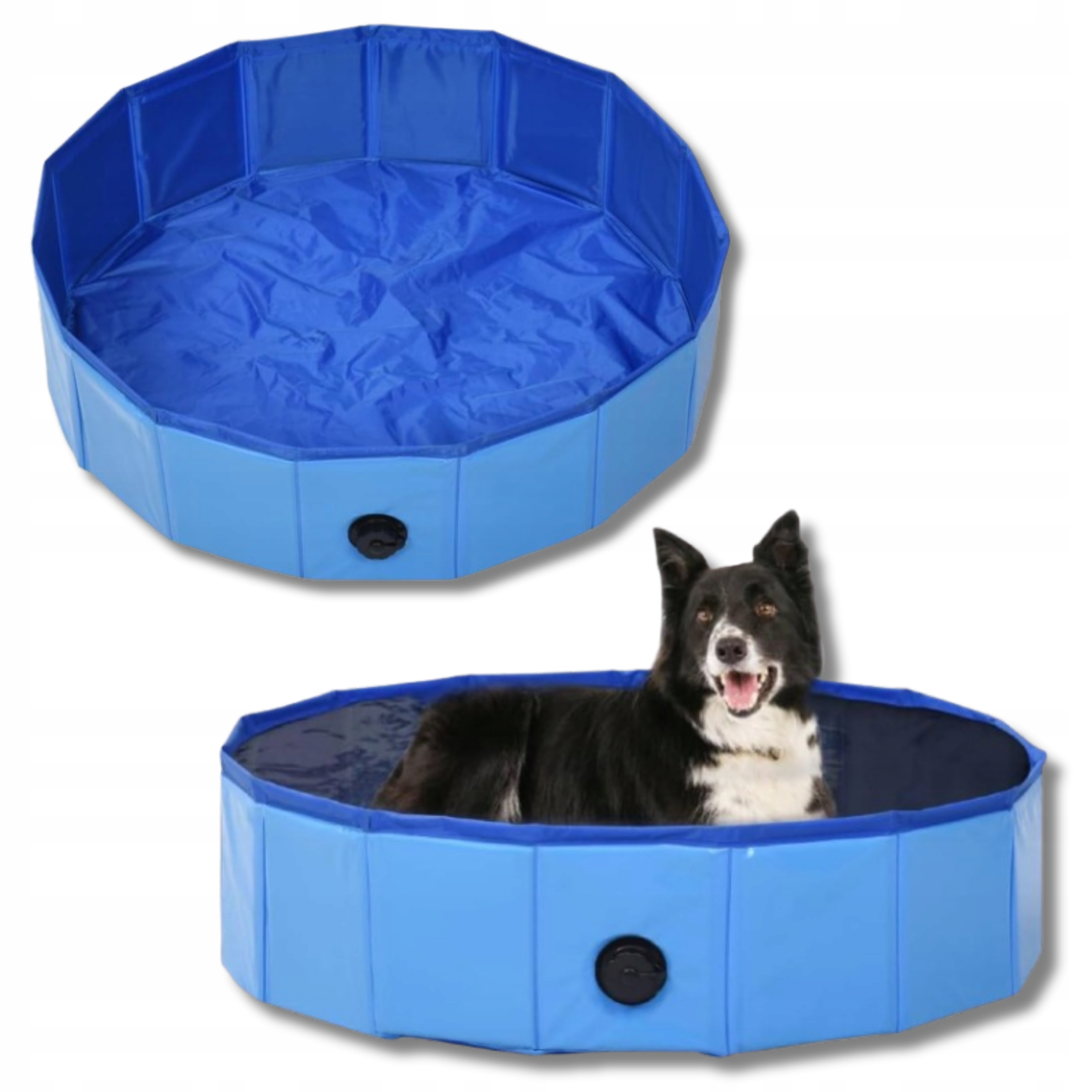 Levně Skládací bazén pro psa Zahradní zvířata 80x20 cm Skládací rozpěrný, silný