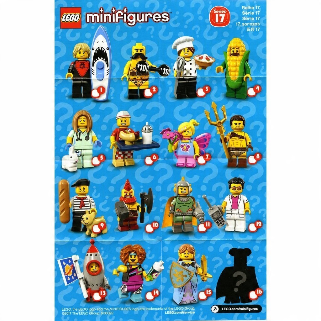

Lego 71018 Minifigures 17 Instrukcja Spis Nowa