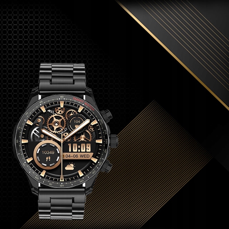 Smartwatch Zegarek Męski Wodoodporny Elegancki Rozmowy SPORT AMOLED 2 paski Rodzaj smartwatch