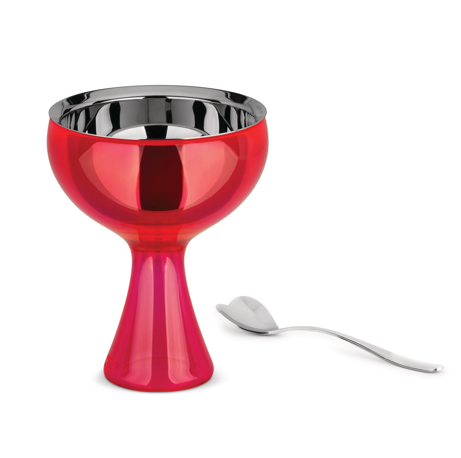 Alessi Big Love růžový zmrzlinový Pohár