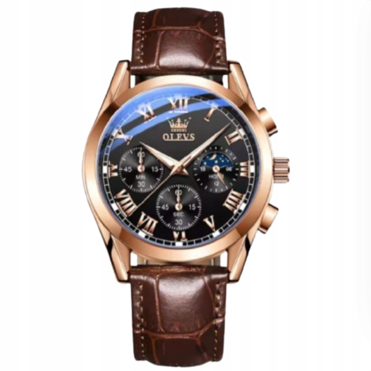 Elegantní pánské quartzové hodinky japonské firmy Olevs 2871