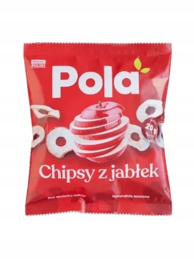 10 x Pola Chipsy z jablek 20 g