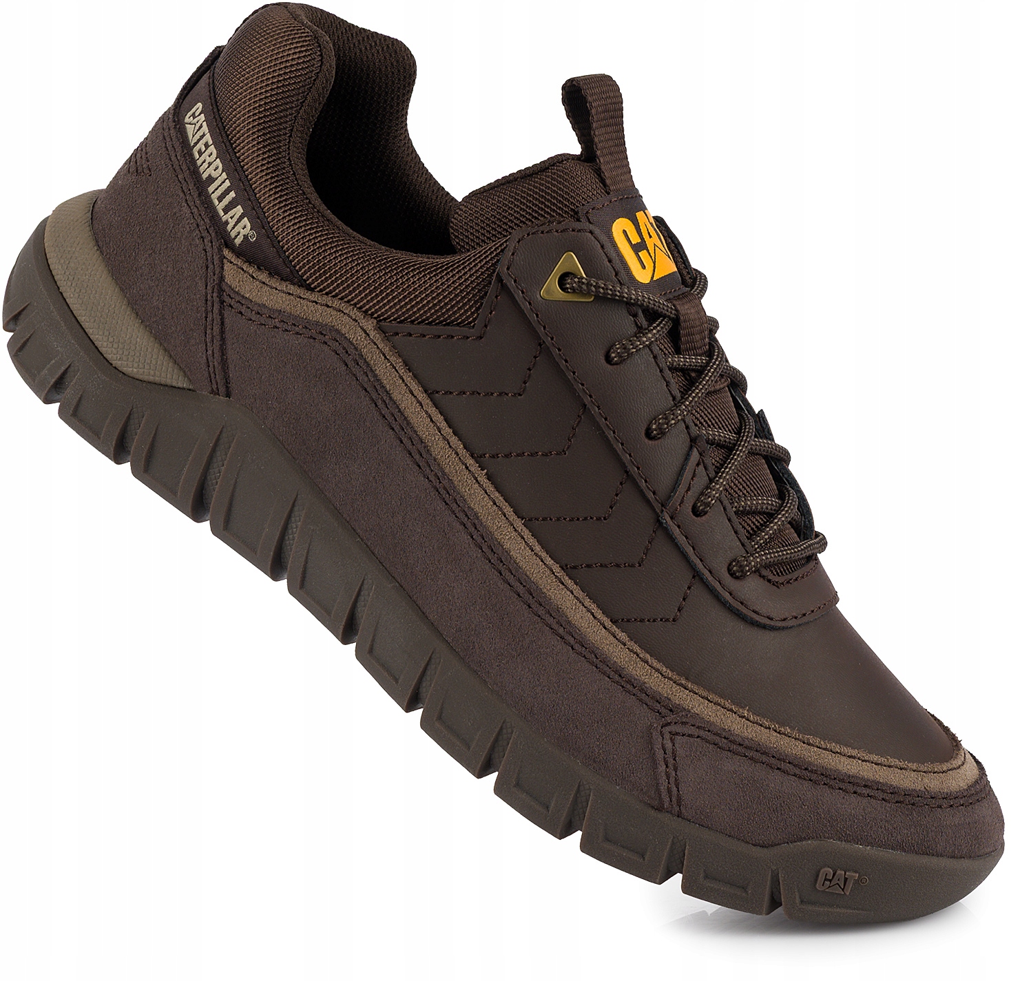 Caterpillar Cat Versage P726428 Buty Półbuty Męskie Skóra Brązowe r. 42