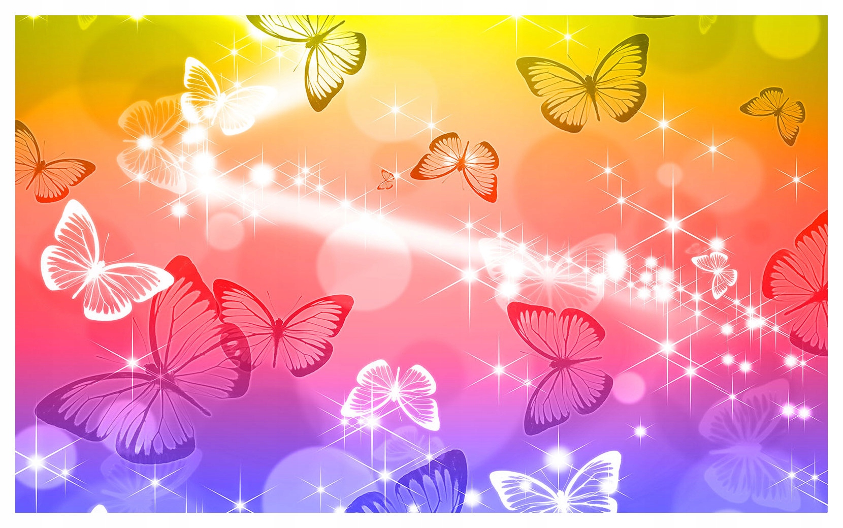 Fototapeta Motýli tanec barev vinylová 208x146 lepidlo