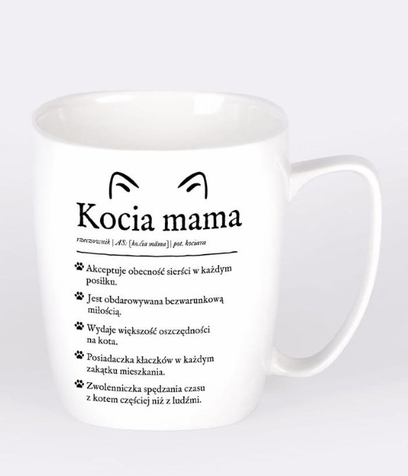 Kocička Mama hrnek malý 0236