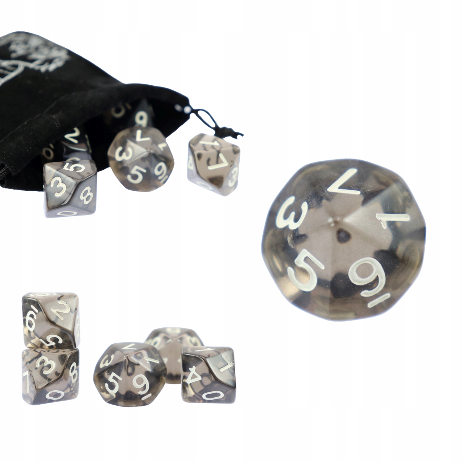 KOSTKA K10 RPG KOŚĆ DZIESIĘCIOŚCIENNA KRASNOLUDZKIE KOPALNIE 0-9