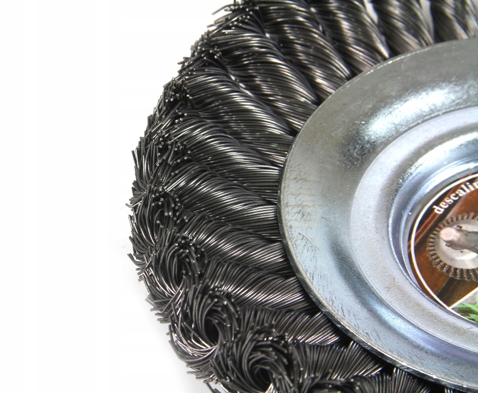 DRUCIAK TARCZA SZCZOTKA DRUCIANA KOSY SPALINOWEJ 200mm MCHU POLBRUK TRAWA