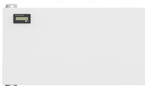 Akumulator LiFePO4 100Ah cienki Slim LCD Bluetooth mata grzewcza do kampera