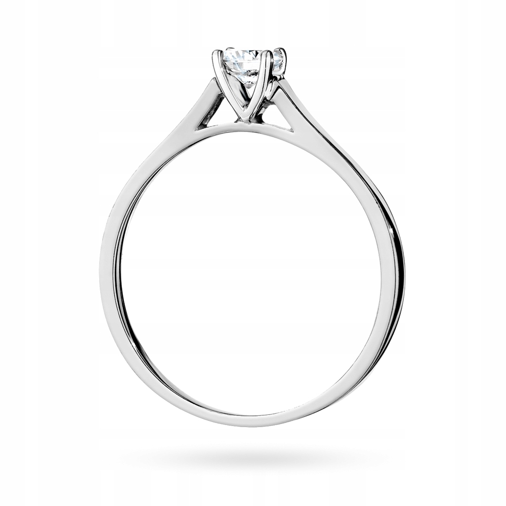 PIĘKNY ZŁOTY PIERŚCIONEK 585 z BRYLANTEM 0,40ct Marka Marko