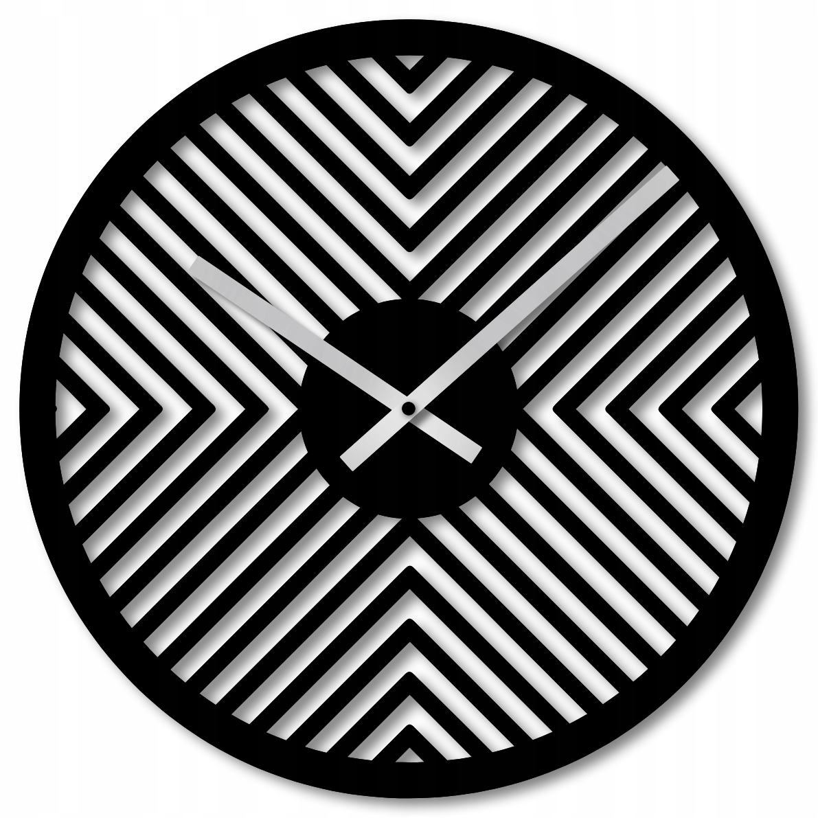 Nástěnné Hodiny 60 cm Nástěnné Hodiny Velké Ažurové Hodiny Moderní Loft