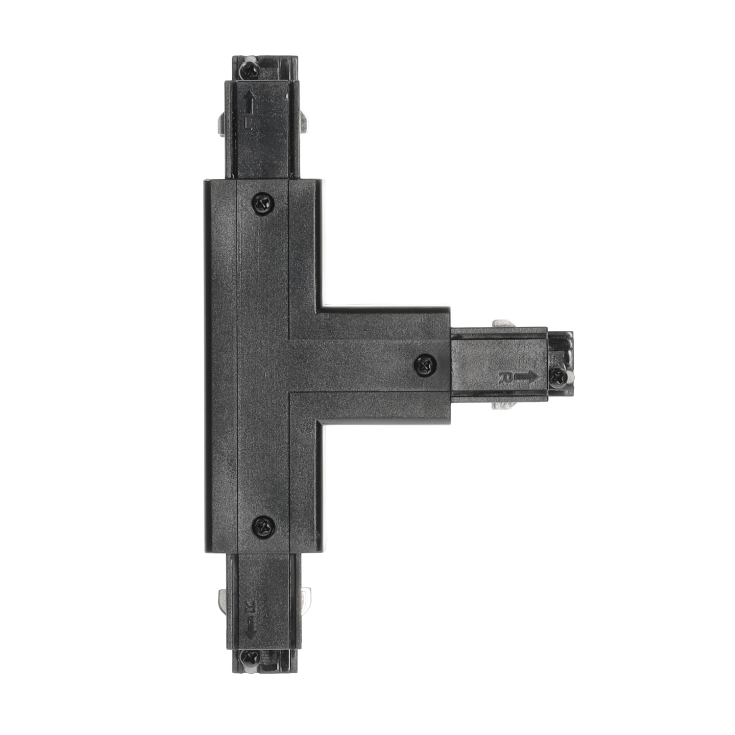 Łącznik 'T' ZEWNĘTRZNY do Łączenia Szyn CZARNY