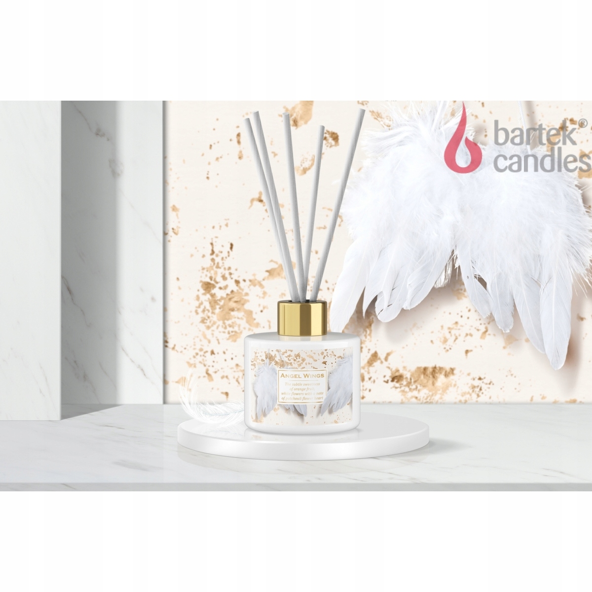 Dyfuzor zapachowy Angel Wings Bartek Candles 100ml Rodzaj dyfuzor z patyczkiem