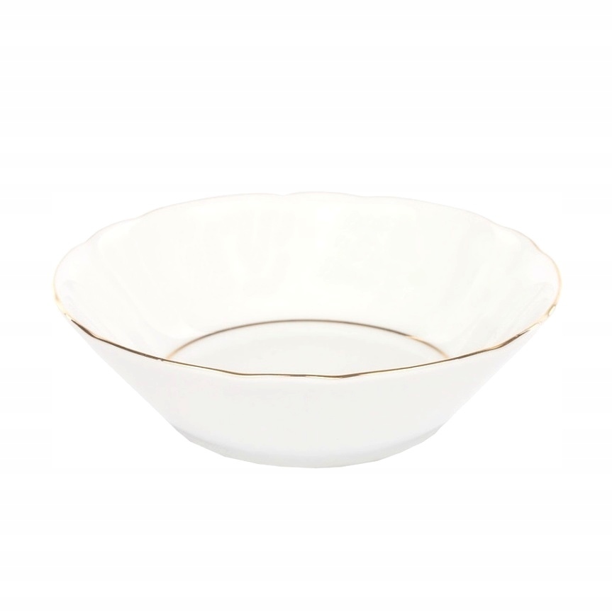 

3604 Salaterka Okrągła 15 cm Złota Linia Feston 1