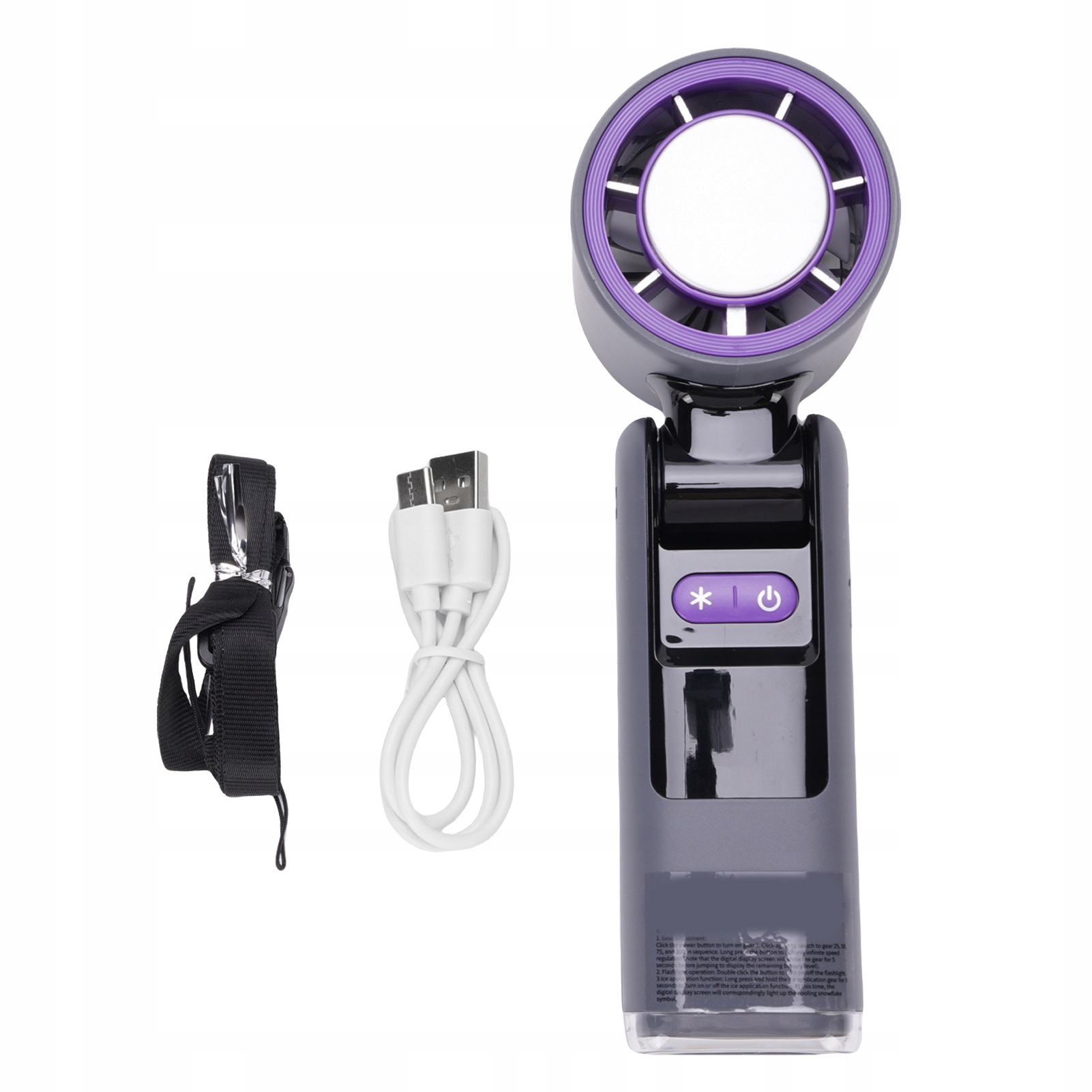 Chodítko na led, ruční ventilátor, digitální Led displej Ei