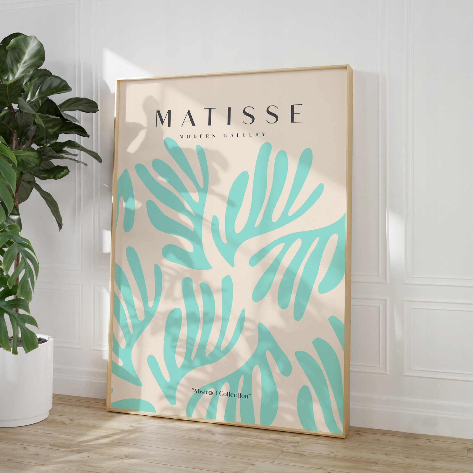 MATISSE ABSTRAKCJA błękit PLAKAT 50x70cm #606 Marka KMBpress