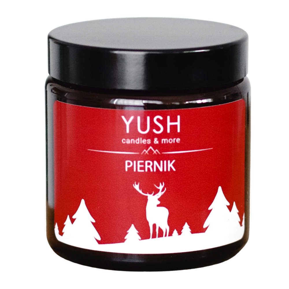 

Piernikowa Świeca Świąteczna 120ML Yush Zapachowa