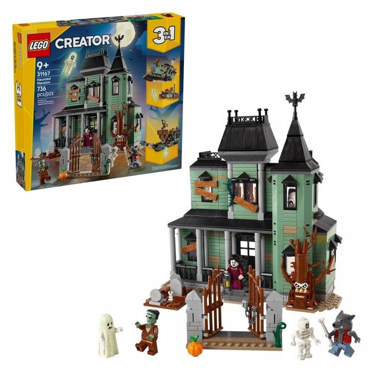Lego Creator 3v1 31167 Strašidelný dům