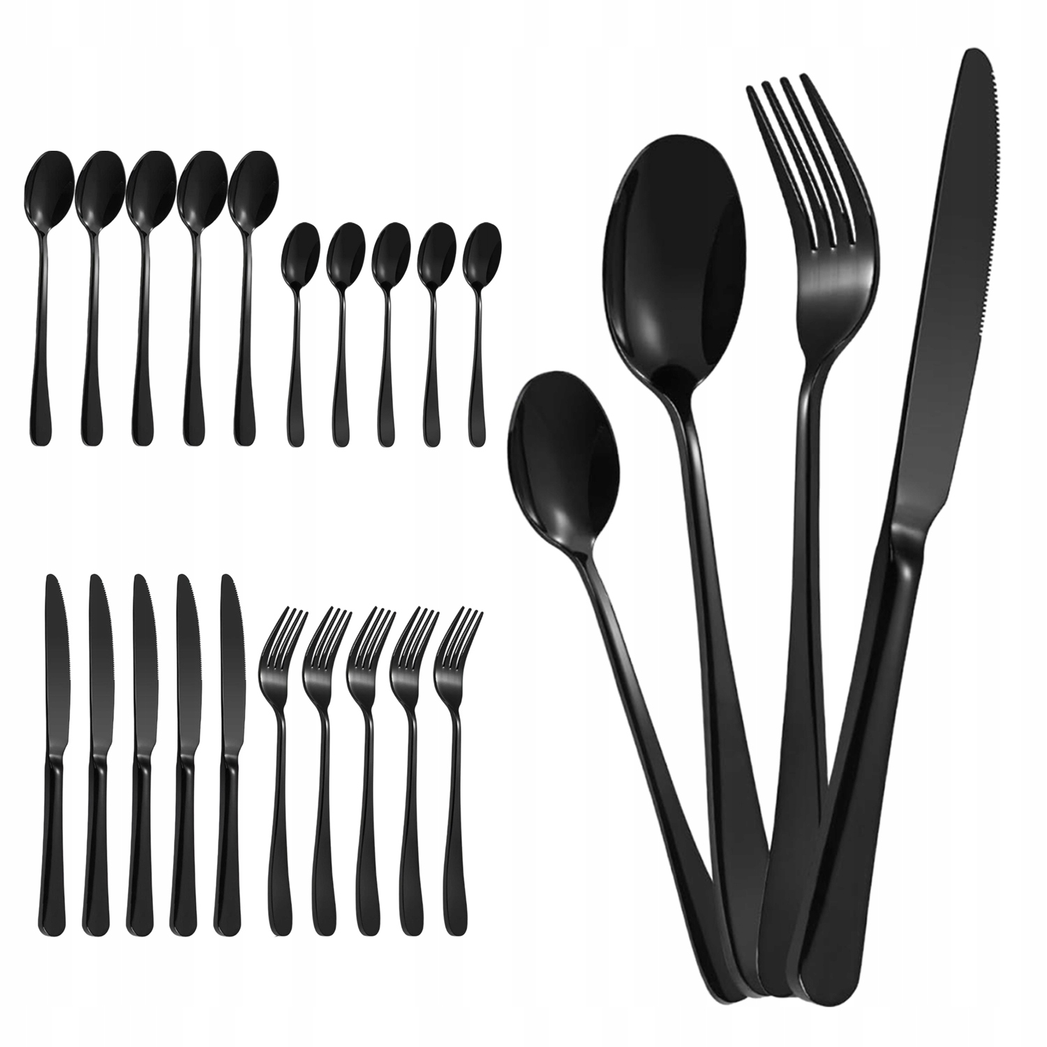 Sada Příborů 24 Ks Pro 6 Osob, Sada Příborů
