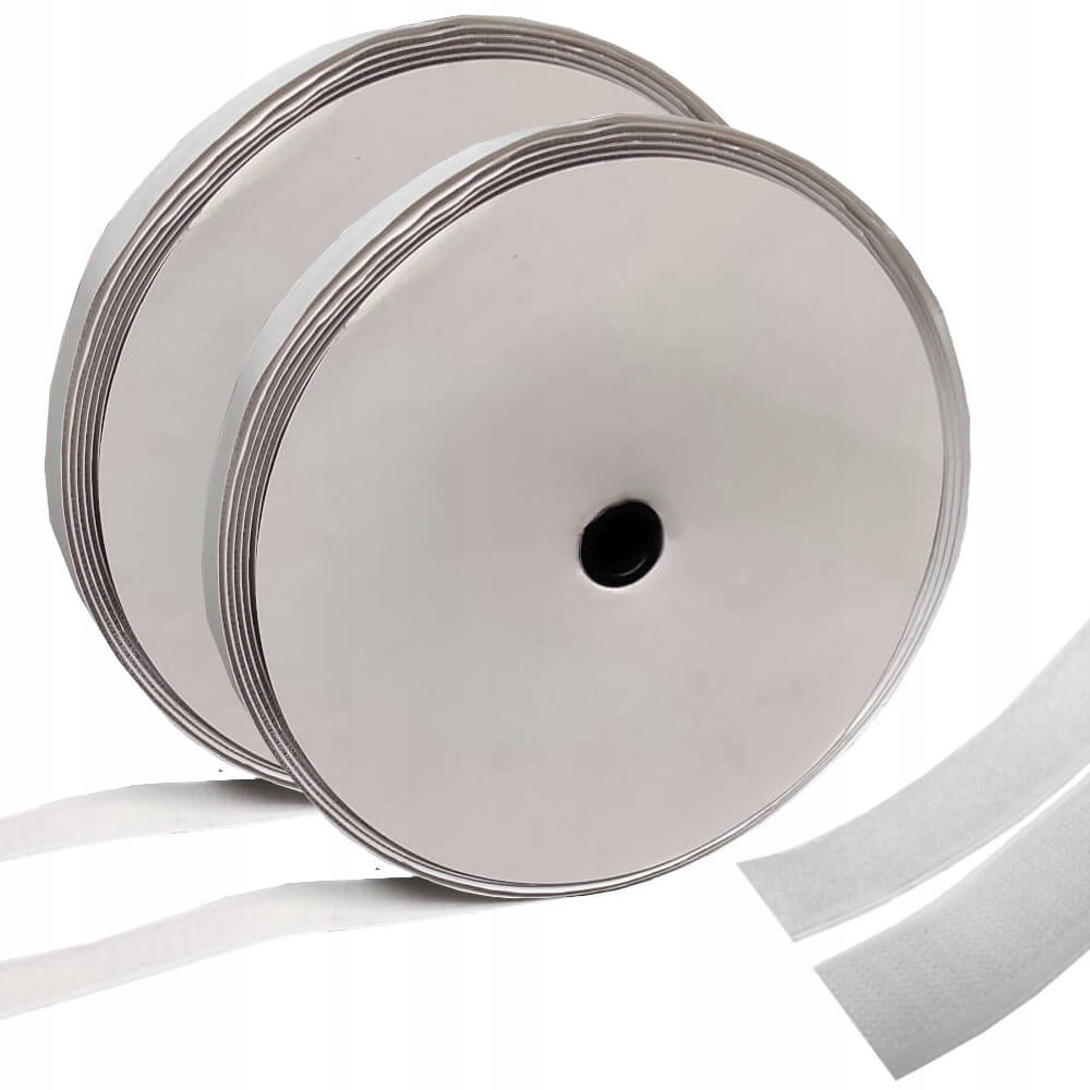 Páska na suchý zip s lepidlem samolepící 30mm sada 25m