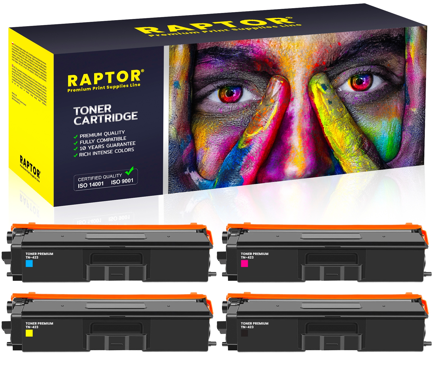 

4x Toner do Brother DCP-L8410CDW MFC-L8690CDW