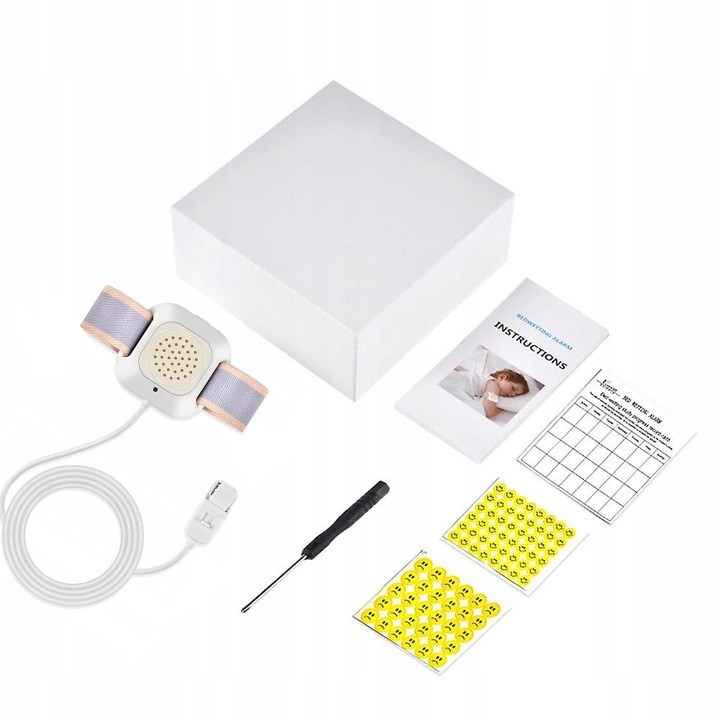 Alarm moczenia nocnego dla chłopców, dziewcząt, dzieci, alarm pee Marka bez marki