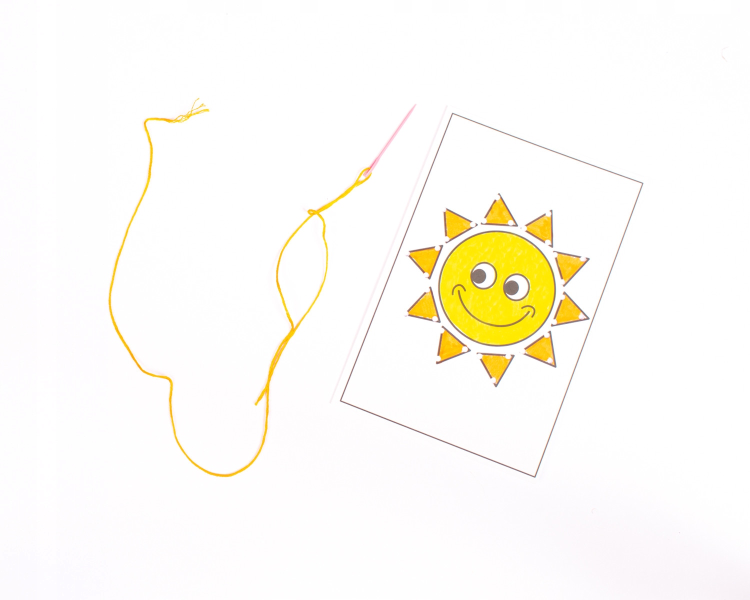 DIY IGŁA MAŁA dla dzieci plastikowa koraliki szycie haft 5 szt Marka Playbox