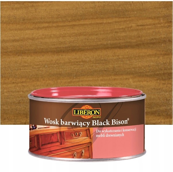 

Wosk barwiący Black Bison 0.5L Kasztan Liberon