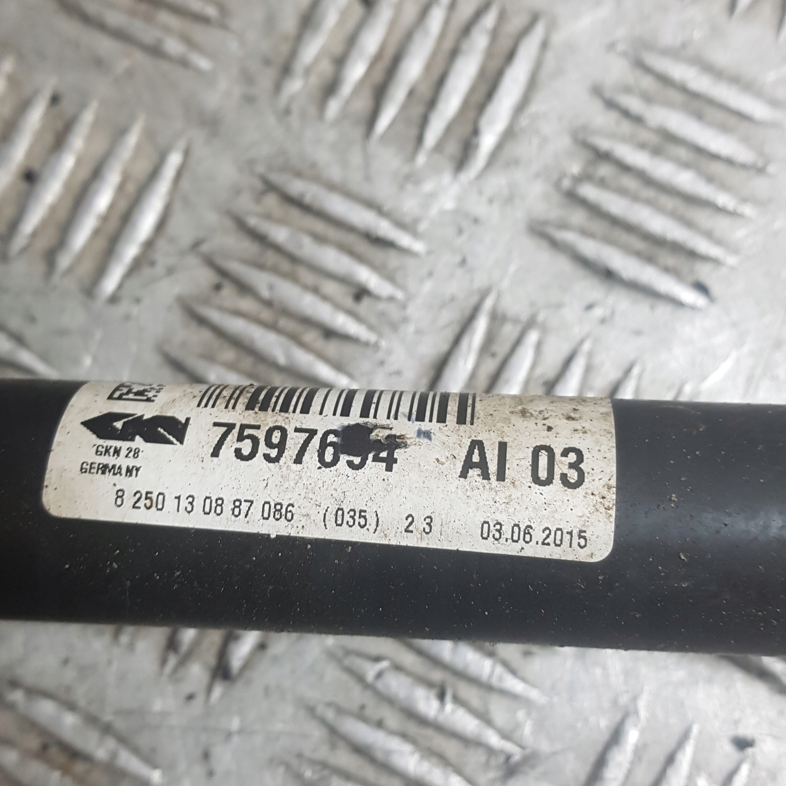 semi-axis semi-axis right front BMW 435 D F32 F36 7597694