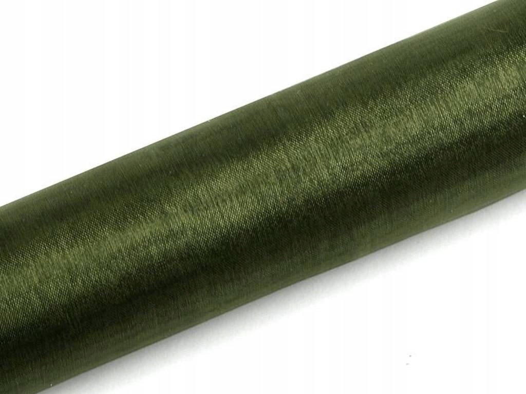 

Organza Gładka zielony zielona 16cm x 9m bieżnik