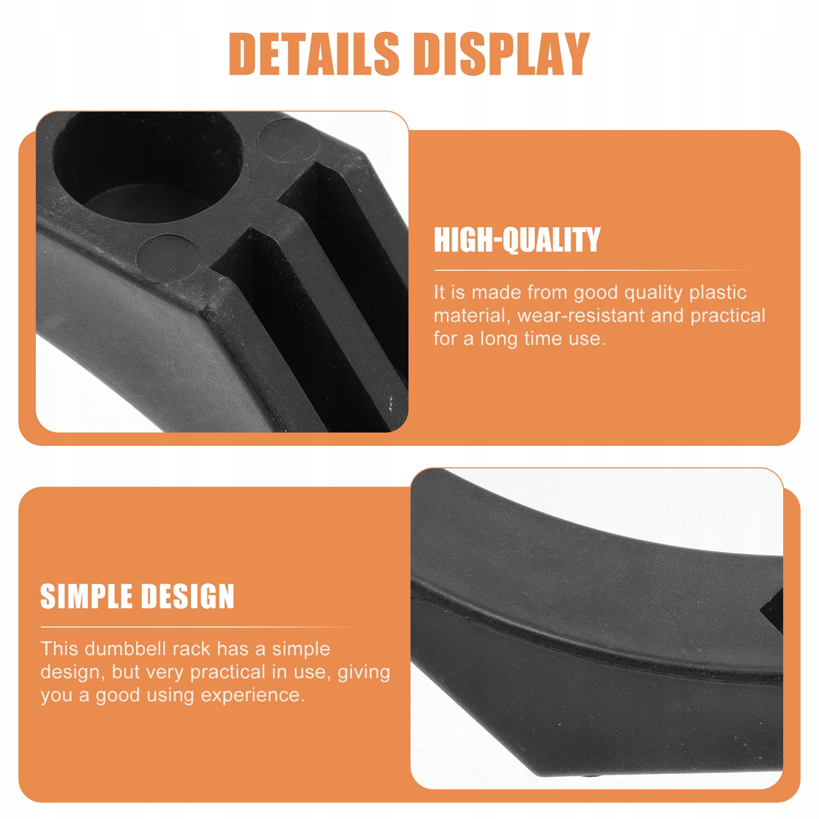 4 SZT. STOJAK DO PRZECHOWYWANIA HANDLI WYTRZYMAŁE hantle Kod producenta 12491431