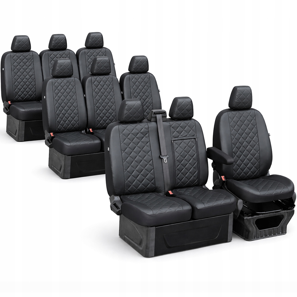 Silné Odměrné Potahy Na Sedadla Bus Toyota ProAce II 9 m (2017-...)