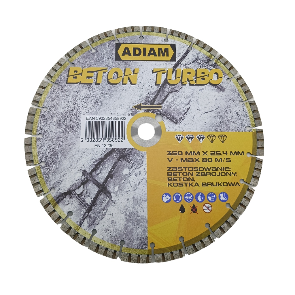 Diamantový kotouč Beton Universal 350 mm pro univerzální řezání Adiam 350 mm