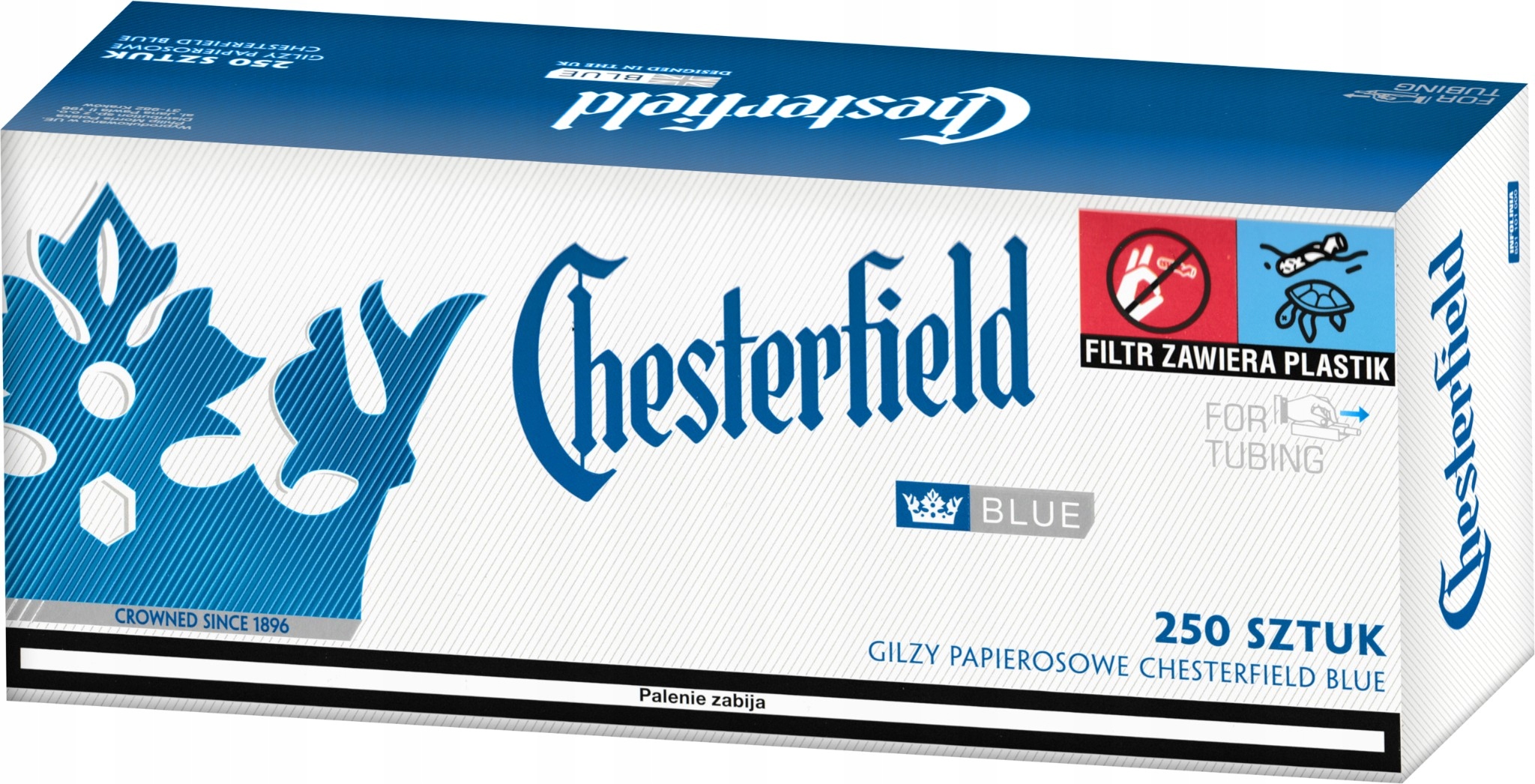 CHESTERFIELD BLUE 250pcs сигаретный наперсток