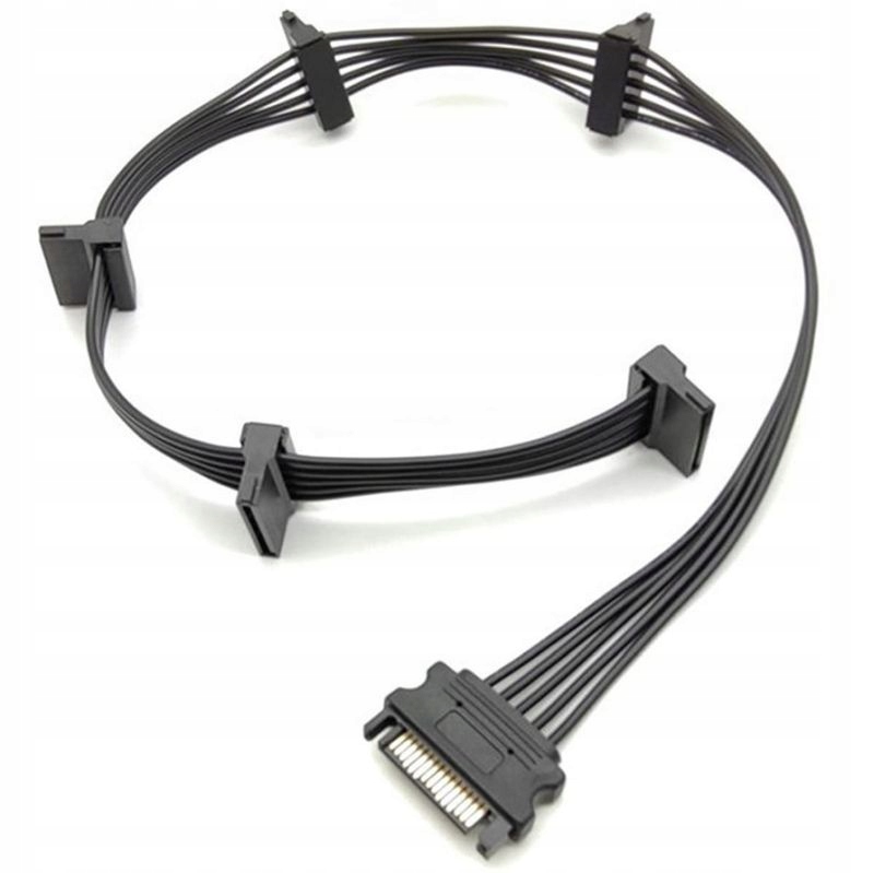

Rozdzielacz Kabel Zasilający Sata na 5x Sata
