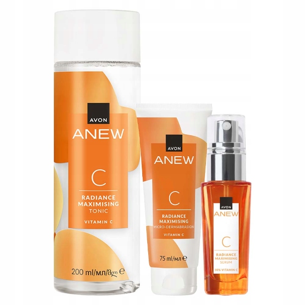 Avon Sada S Vitamínem C Krém Tonikum Sérum 3 Kusy