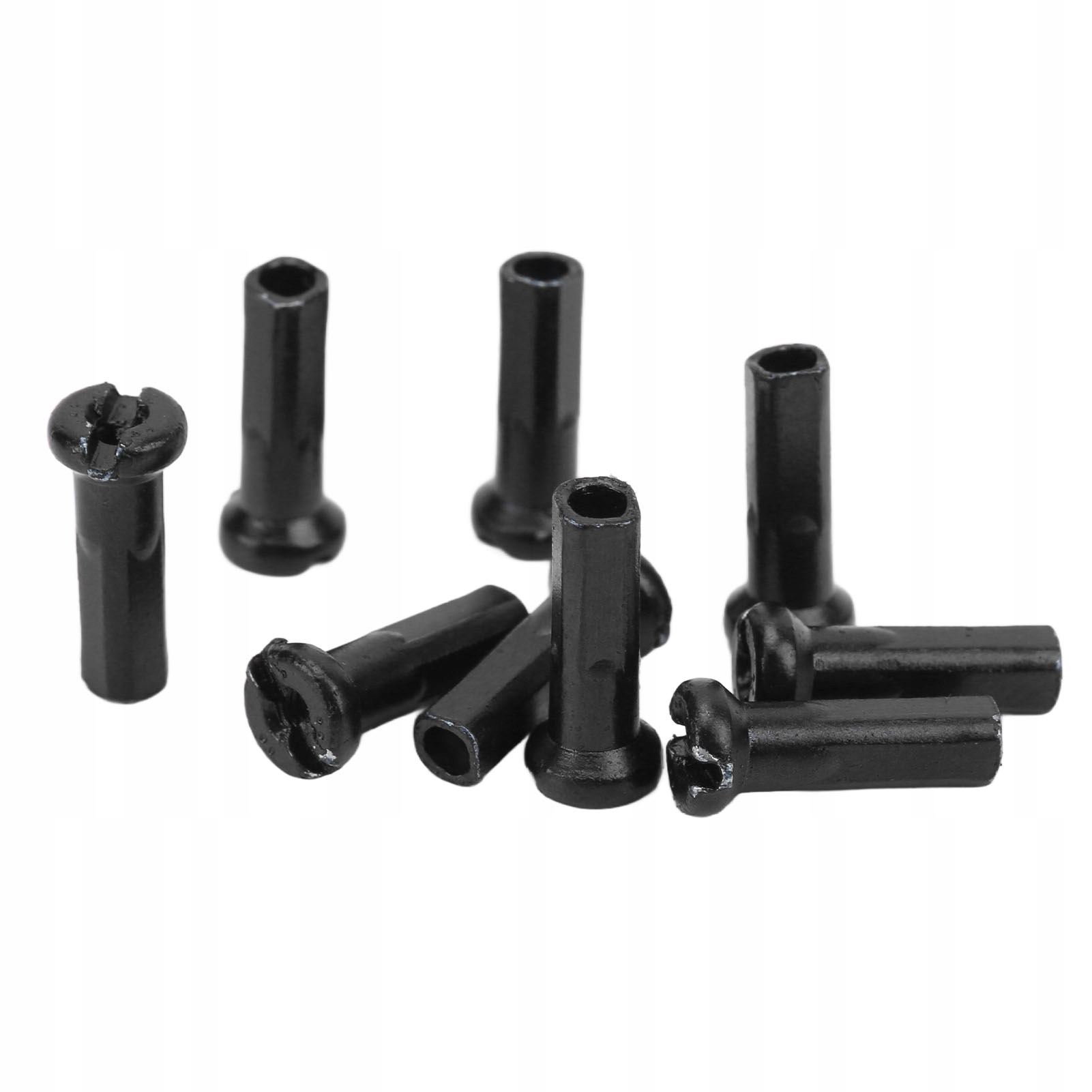 Nakrętka szprychy rowerowe Mtb 14 mm nyple zestaw 80 szt czarne