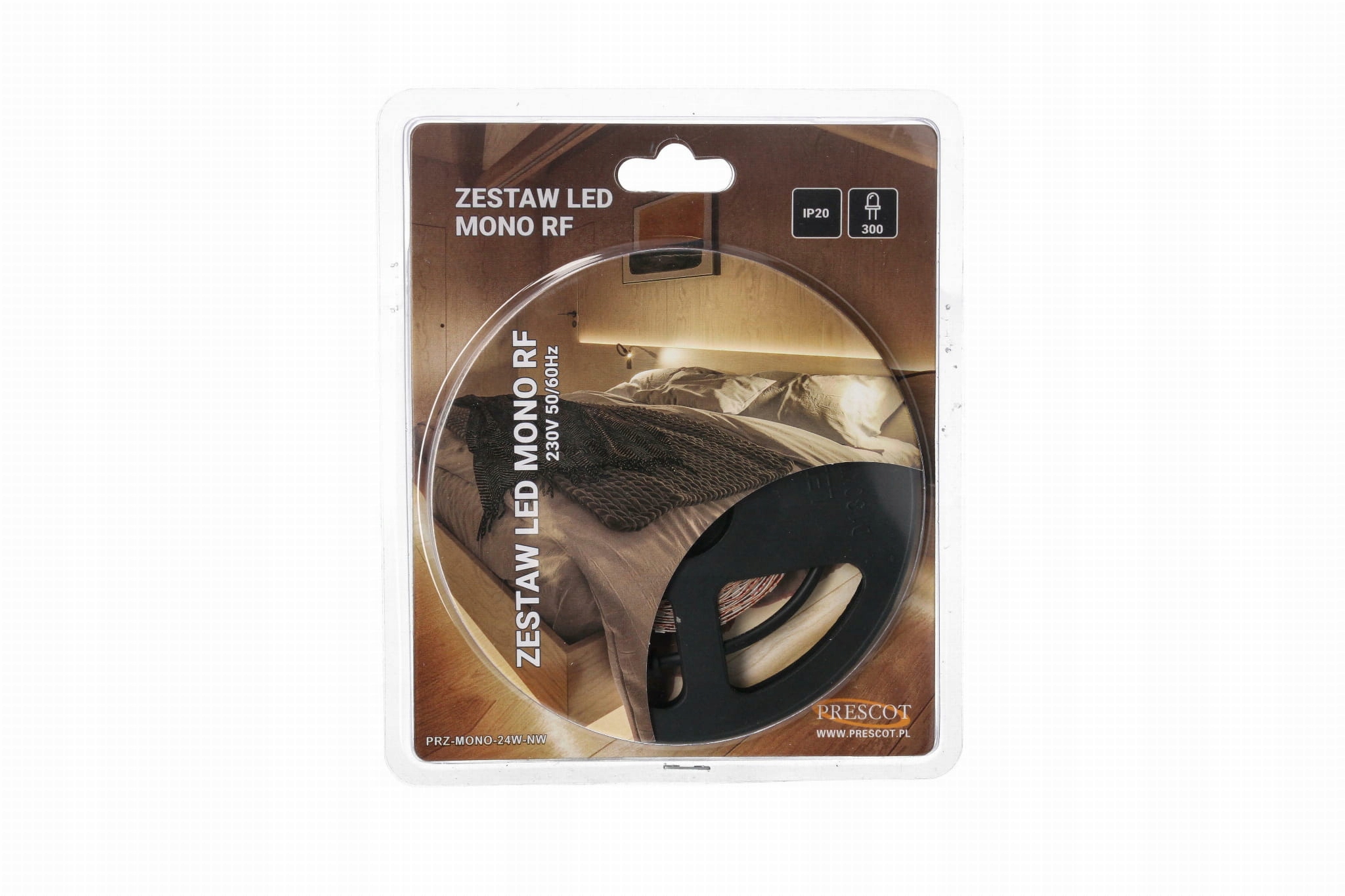 

Zestaw led Mono 24W 300led Nw IP20 4000K blister
