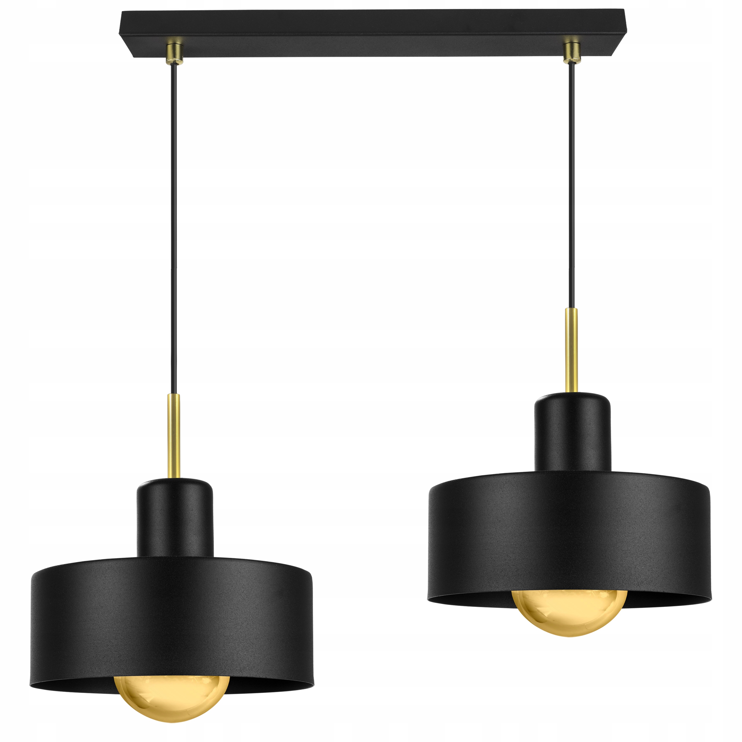 Závěsné Stropní Svítidlo Lustr Černá Bílá Loft Glamour Lišta Loft