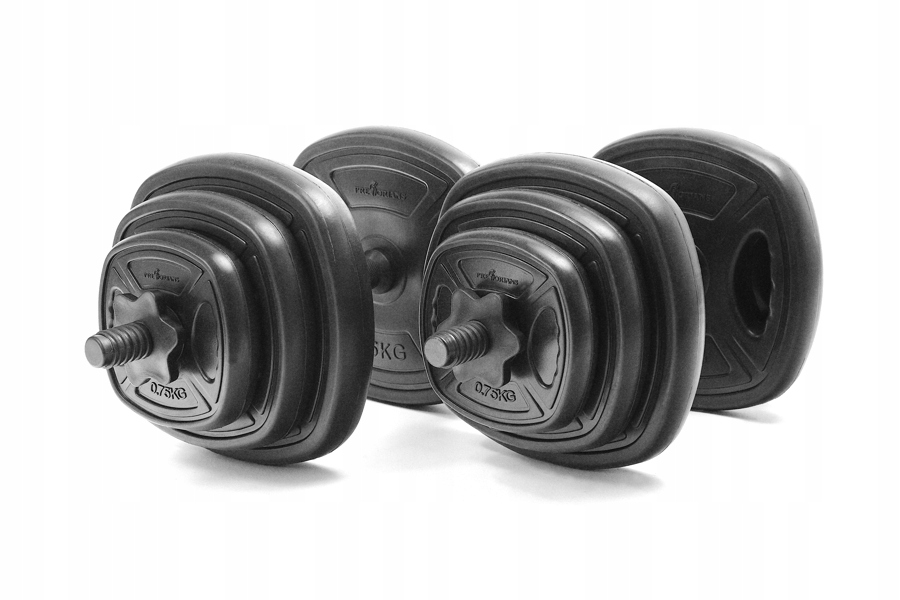 Zestaw V3 hantli 2x10kg hantle 12 talerzy 20kg — 5